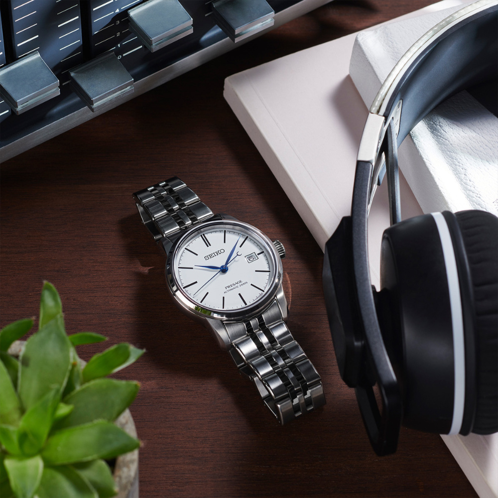 SEIKO Presage Craftsmanship Series Automatic White Enamel Dial Stainless Steel | SPB403