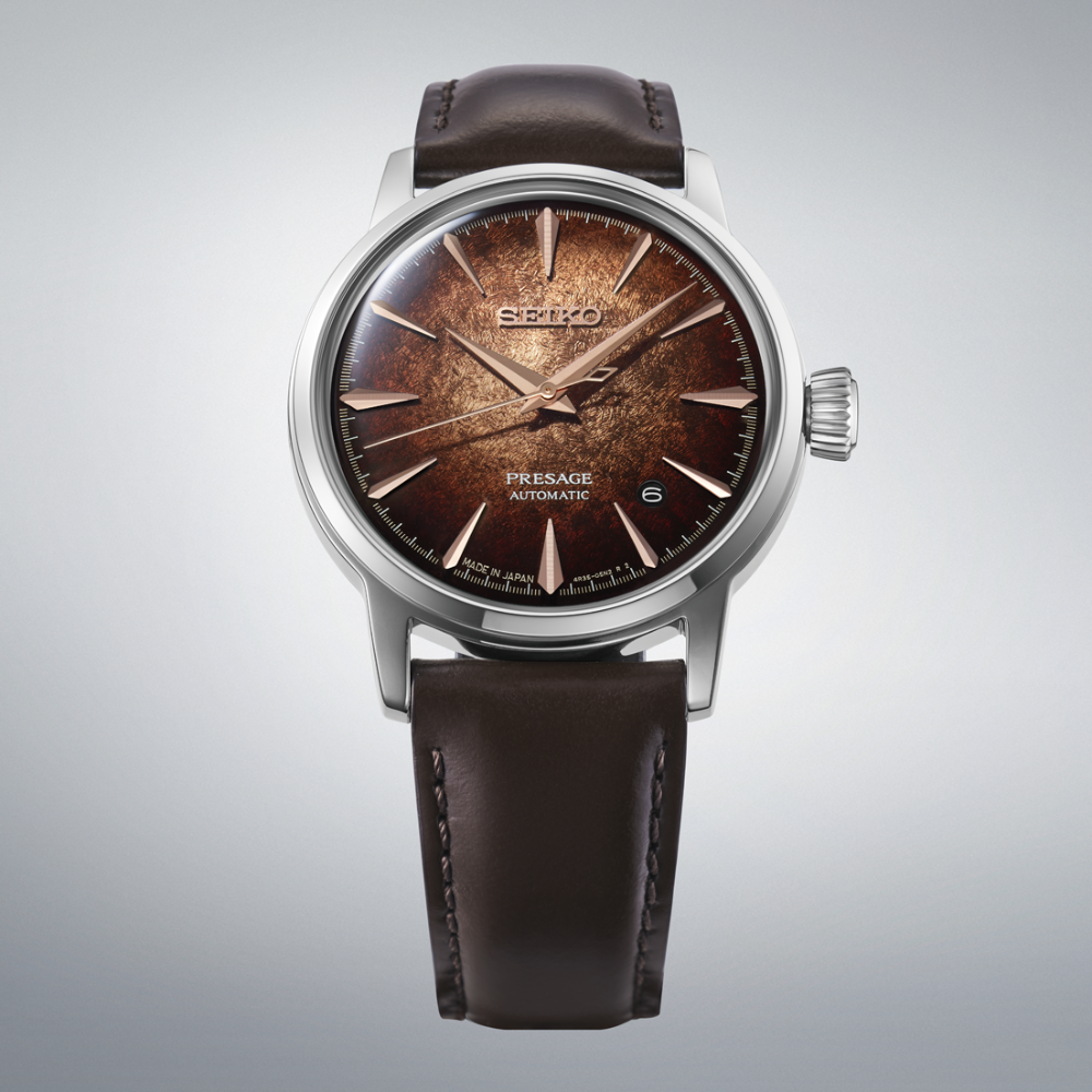 SEIKO Presage Automatic Cocktail Time Whiskey Mist | HCB003