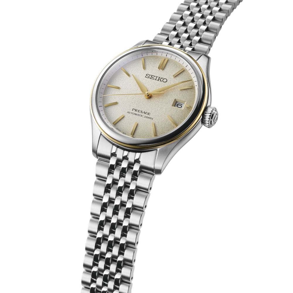 SEIKO Presage Classic Series Automatic Shiro-Iro Ivory Silk Dial | SPB478