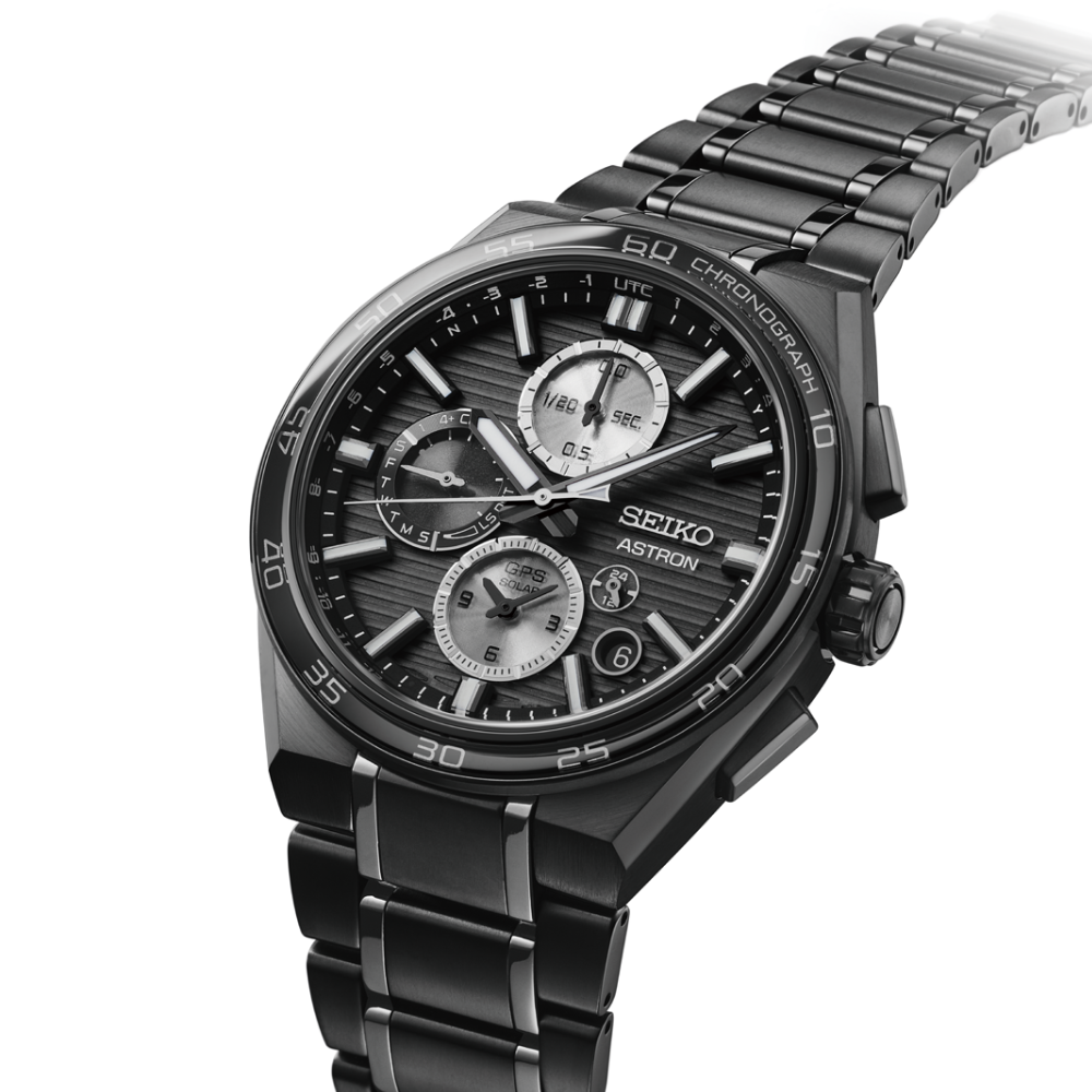 SEIKO Astron GPS Solar Titanium Black Dial | SSH179
