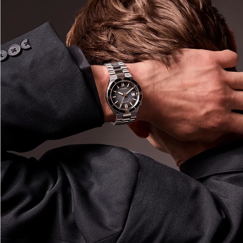 CITIZEN TSUYOSA Shore "Time Slip" Black Dial Limited Edition | NJ0238-57E