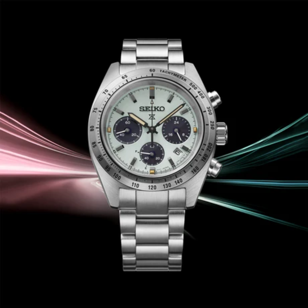 SEIKO Prospex Speedtimer Youngtimer Solar Mint Green | SSC965