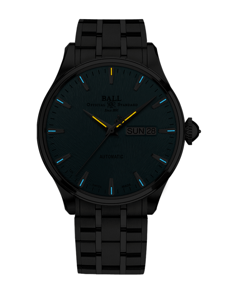 BALL Trainmaster Eternity Ice Blue Dial Classic Tubes | NM2080D-S2J-IBE
