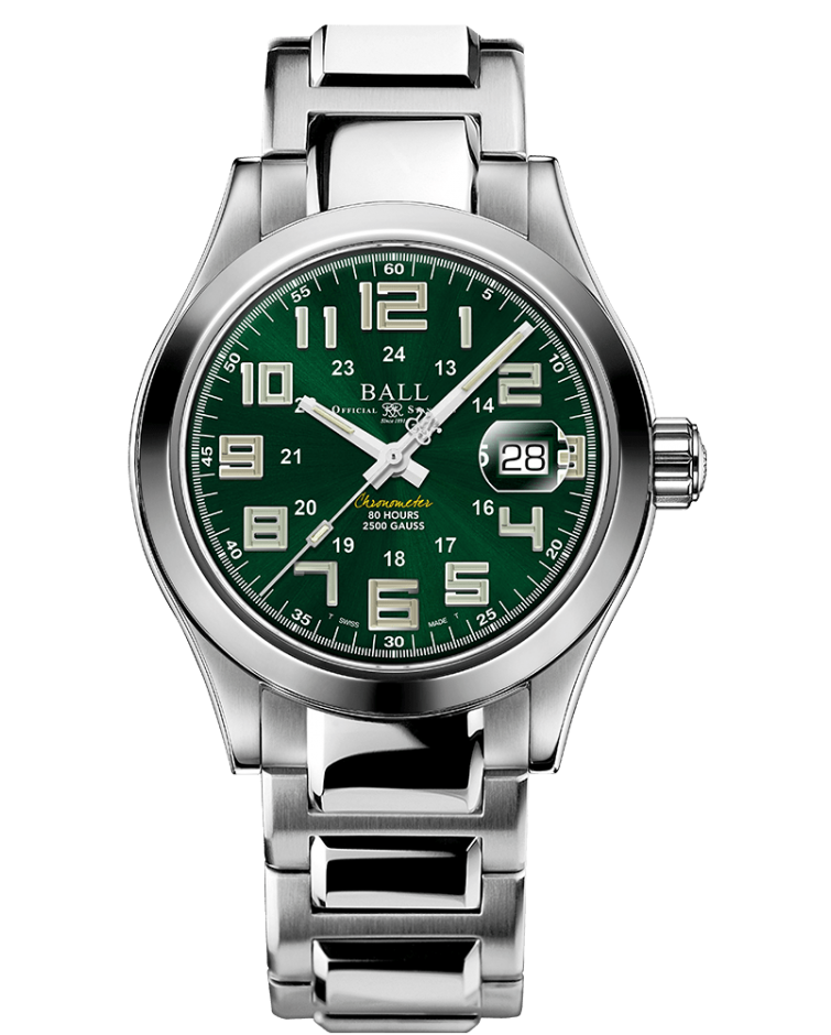 BALL Engineer M Pioneer Chronometer (40mm) Green Dial Classic Lume | NM9032C-S2C-GR1