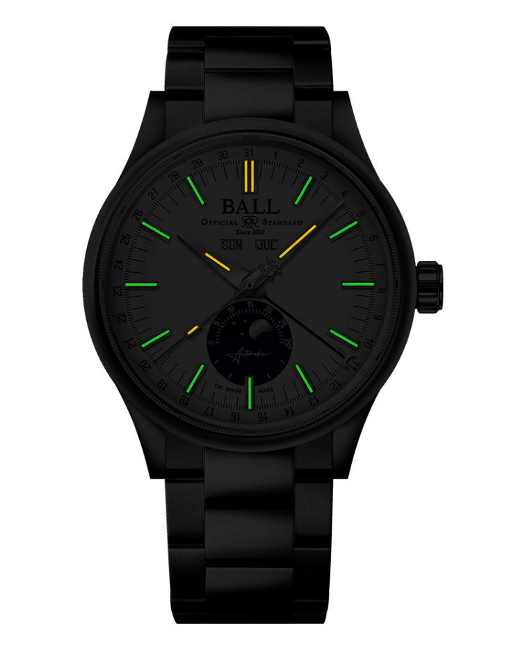 BALL Engineer II Moon Calendar (40mm) | NM3016C-S1J-WH