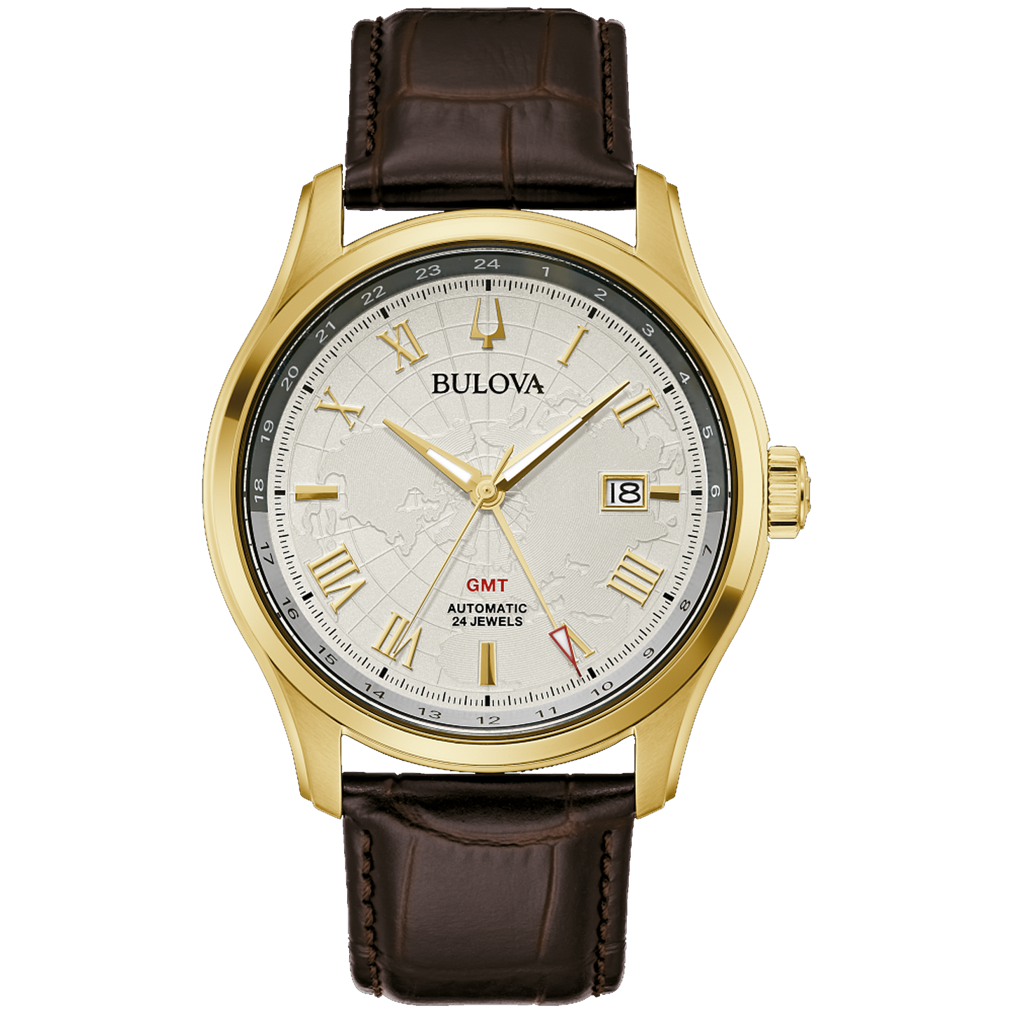 BULOVA Classic Wilton GMT Silver-tone | 97B210