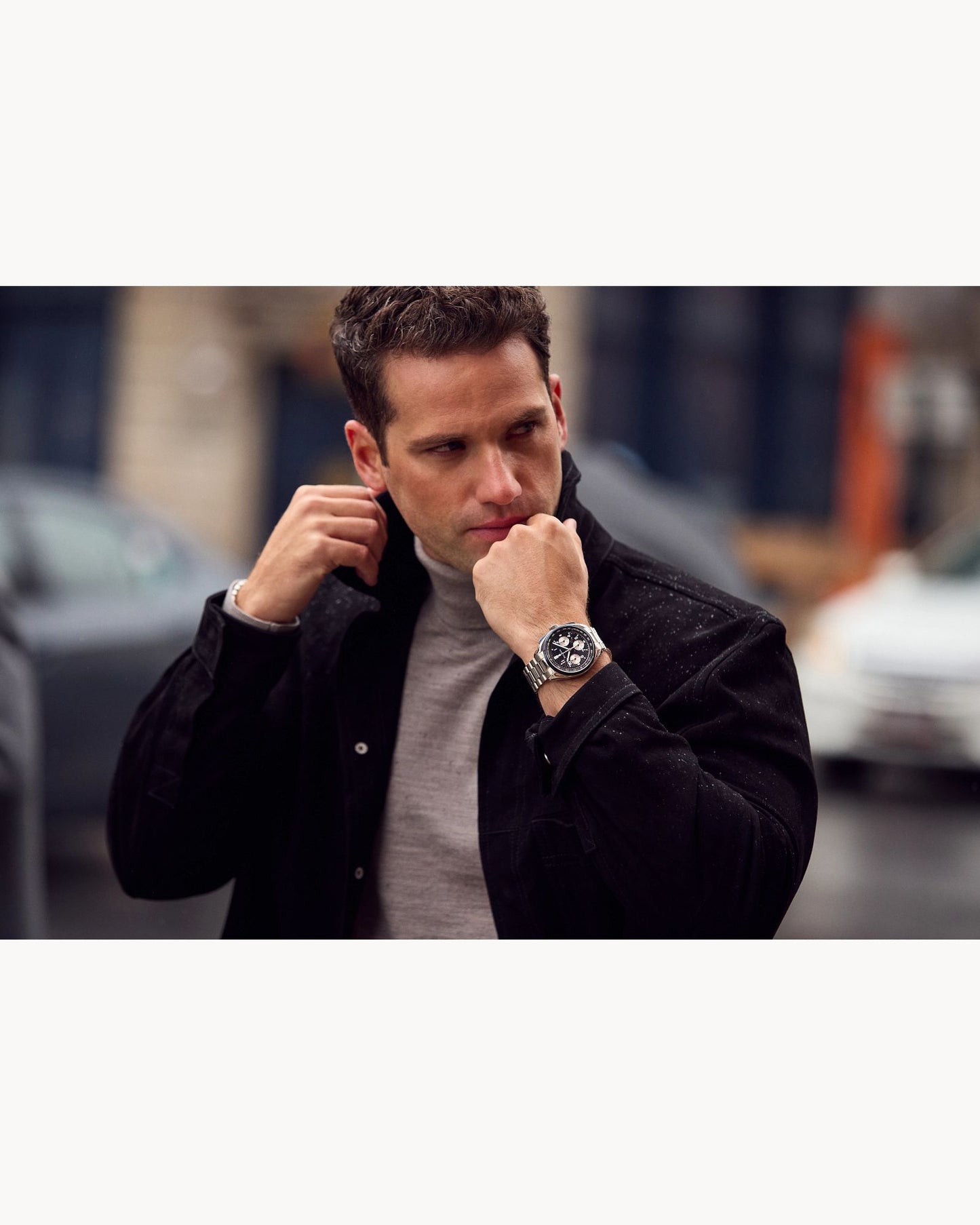 BULOVA Lunar Pilot Timascus Silver-Tone Stainless Steel Limited Editon | 98A329