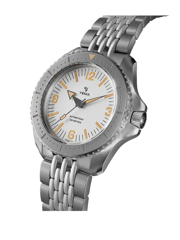YEMA Diver Classic Dial Steel Bracelet 39.5mm | YDIV25-BMS