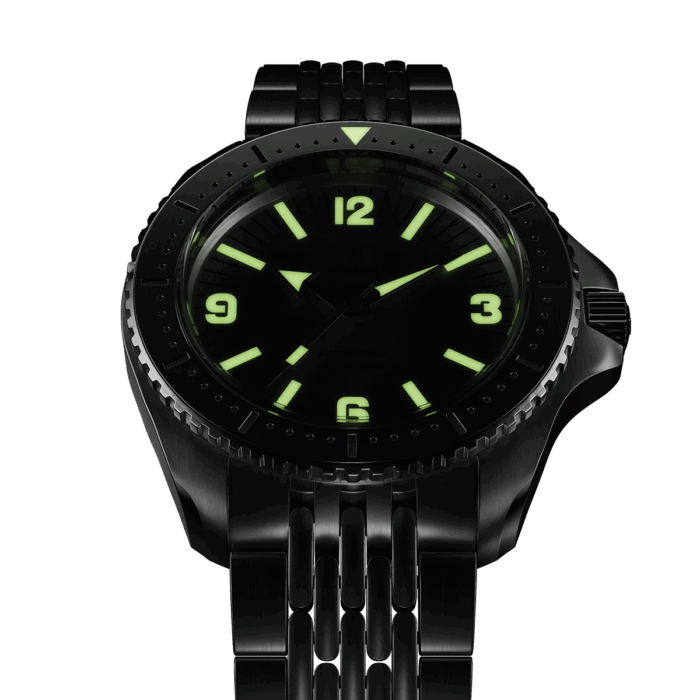 YEMA Diver Classic Dial Steel Bracelet 39.5mm | YDIV25-BMS