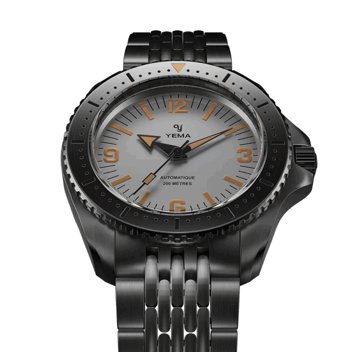 YEMA Diver Classic Dial Steel Bracelet 39.5mm | YDIV25-BMS