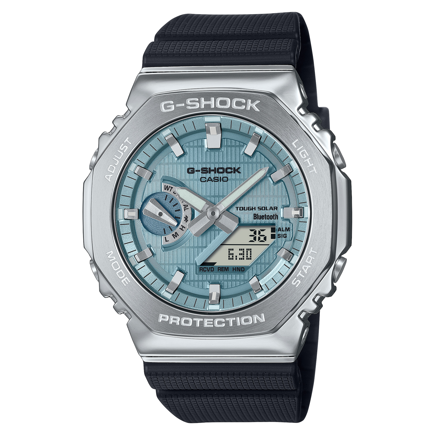 CASIO G-Shock Analog Digital Steel Blue Dial | GBM2100A-1A2
