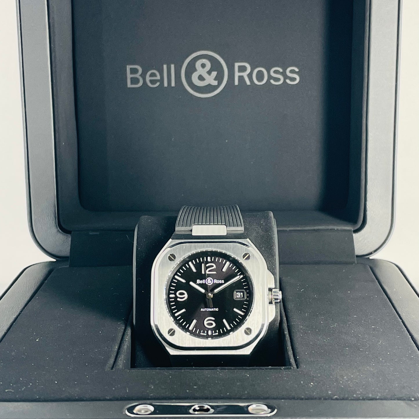 BELL + ROSS Black Steel BR 05 (BR05A-BL-ST/SRB)