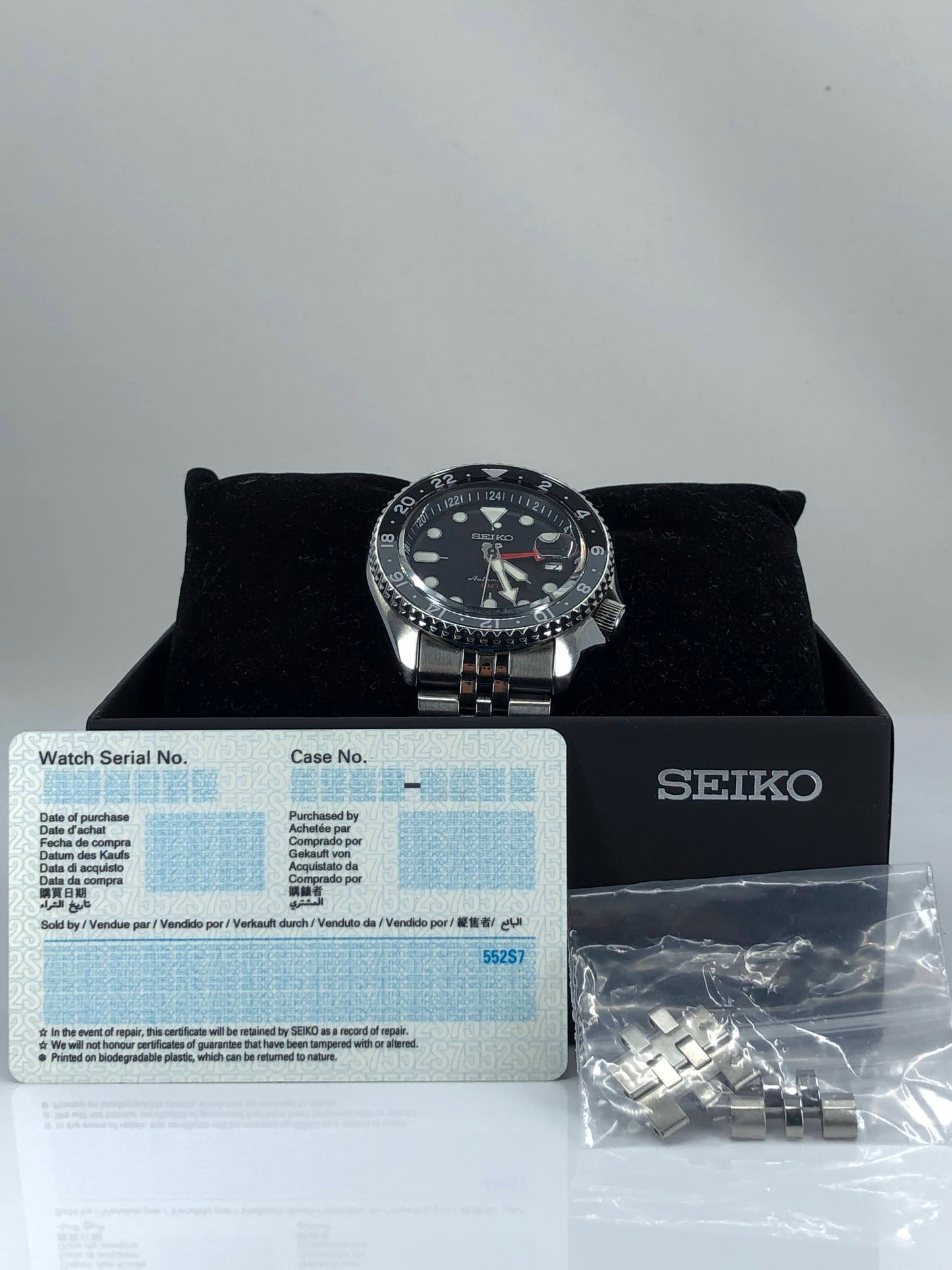 SEIKO 5 Sports GMT Black (SSK001)