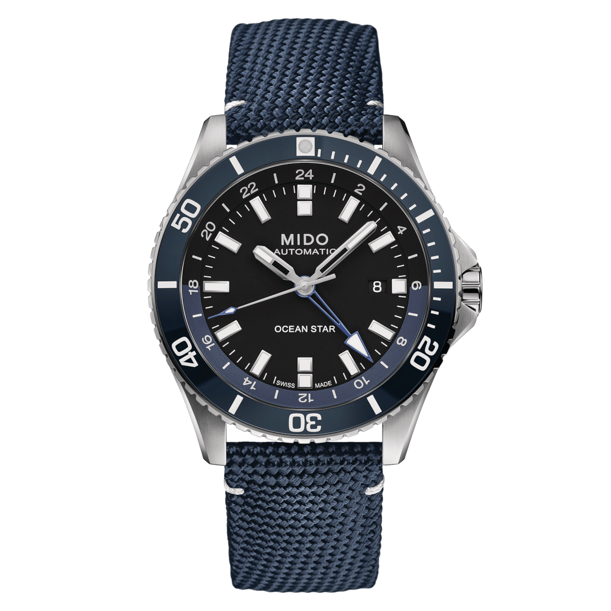 MIDO Ocean Star GMT Black & Blue | M026.629.17.051.00
