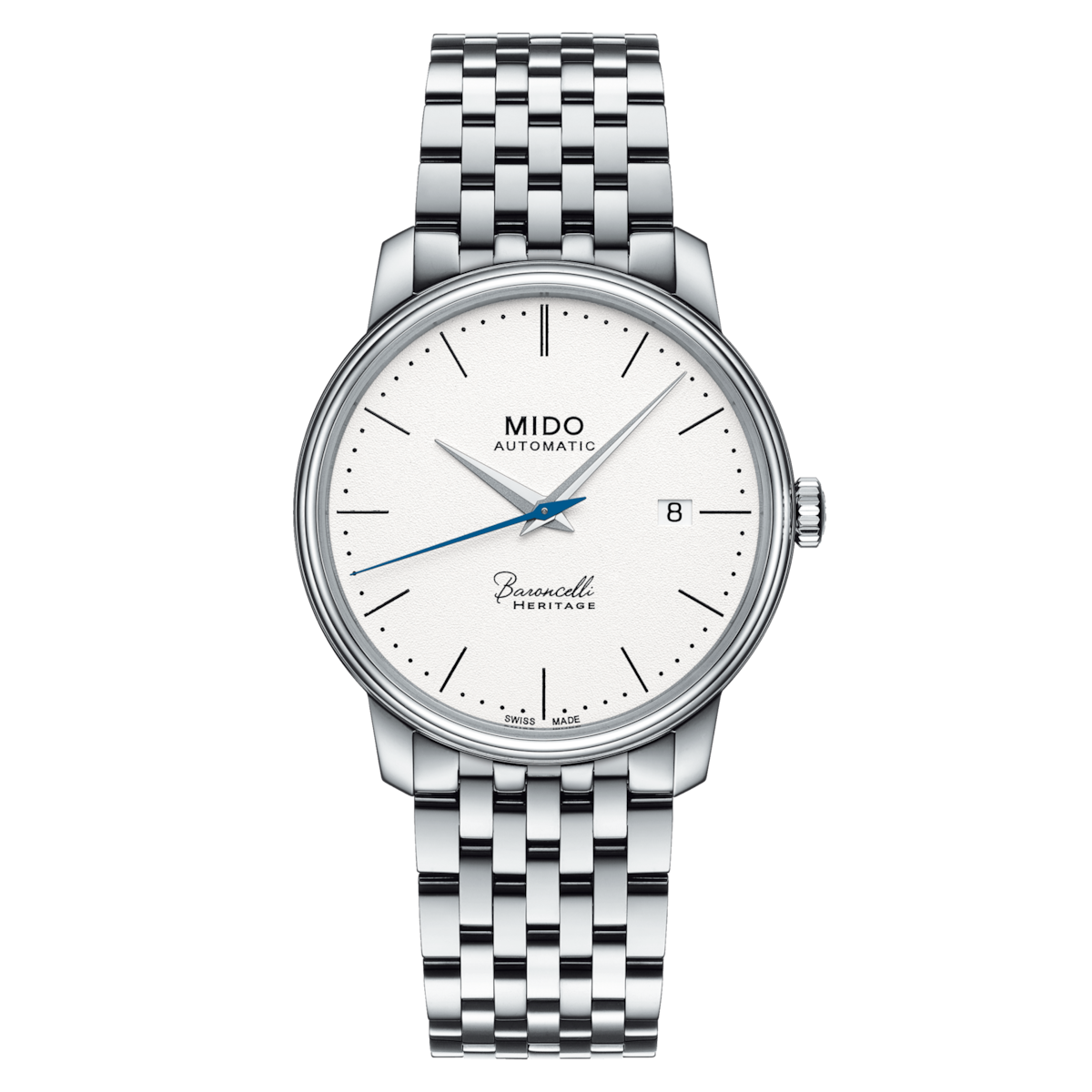 MIDO Baroncelli Heritage Gent White | M027.407.11.010.00