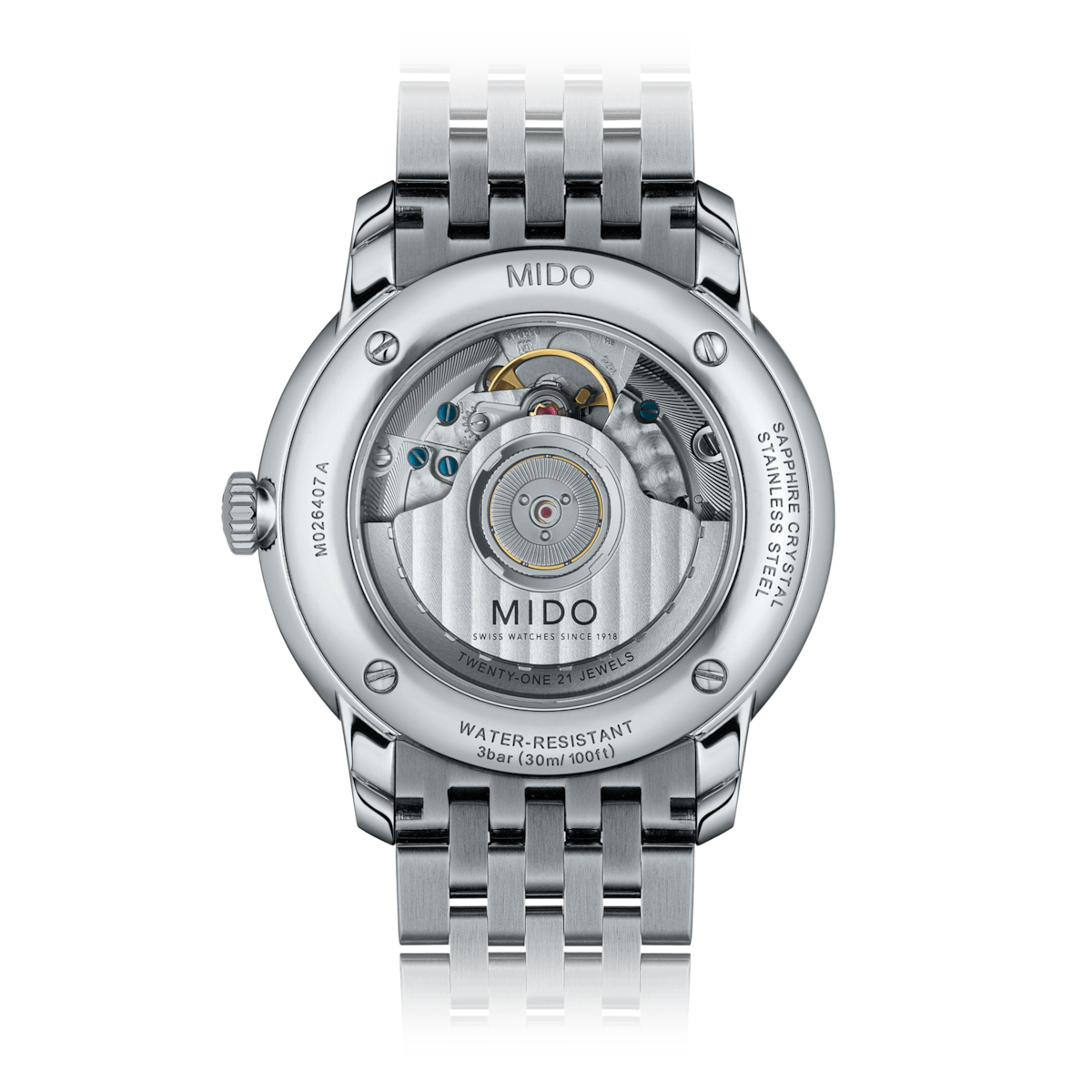 MIDO Baroncelli Heritage Gent White | M027.407.11.010.00