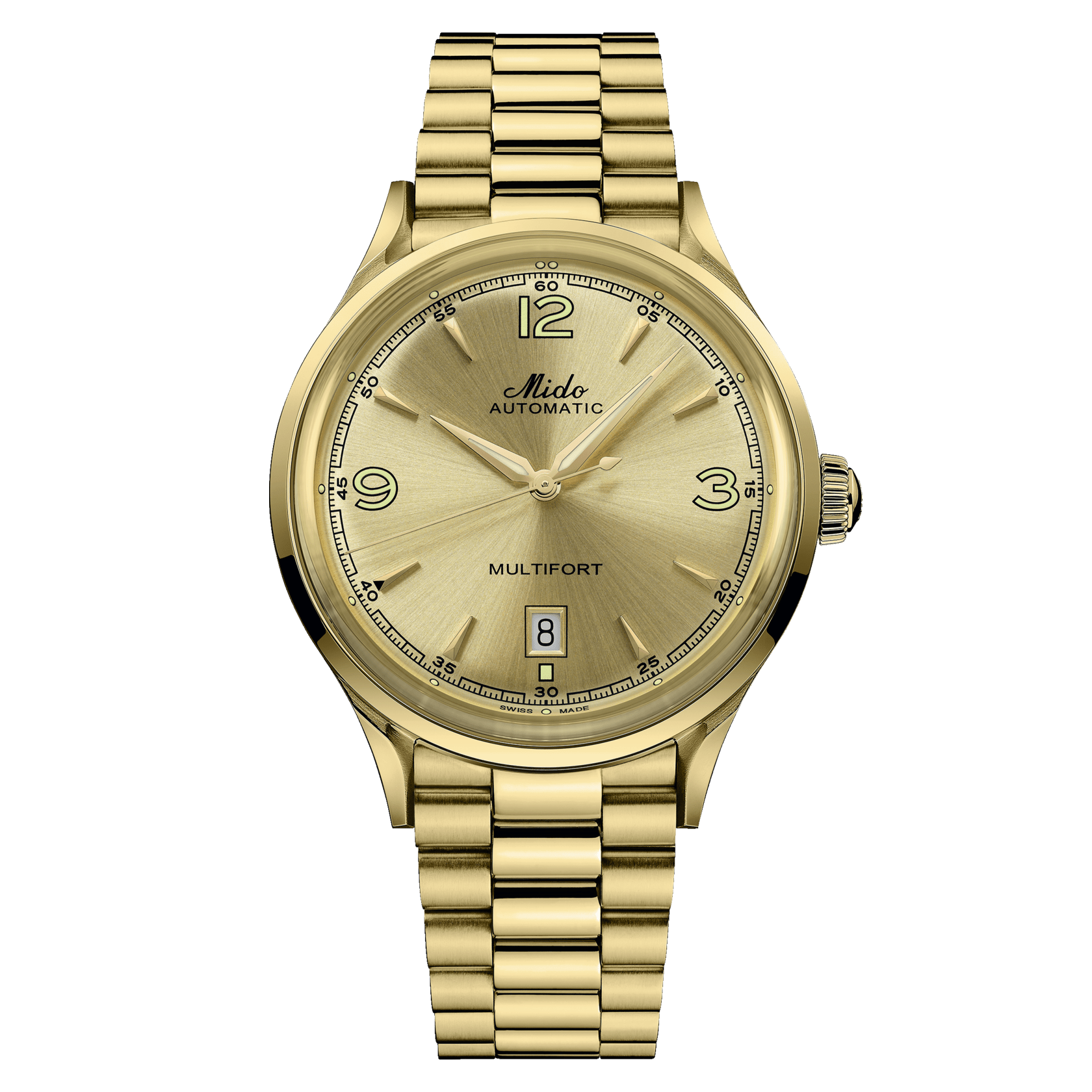 Super Automatic Datometer Mido Multifort Grand Luxe Super