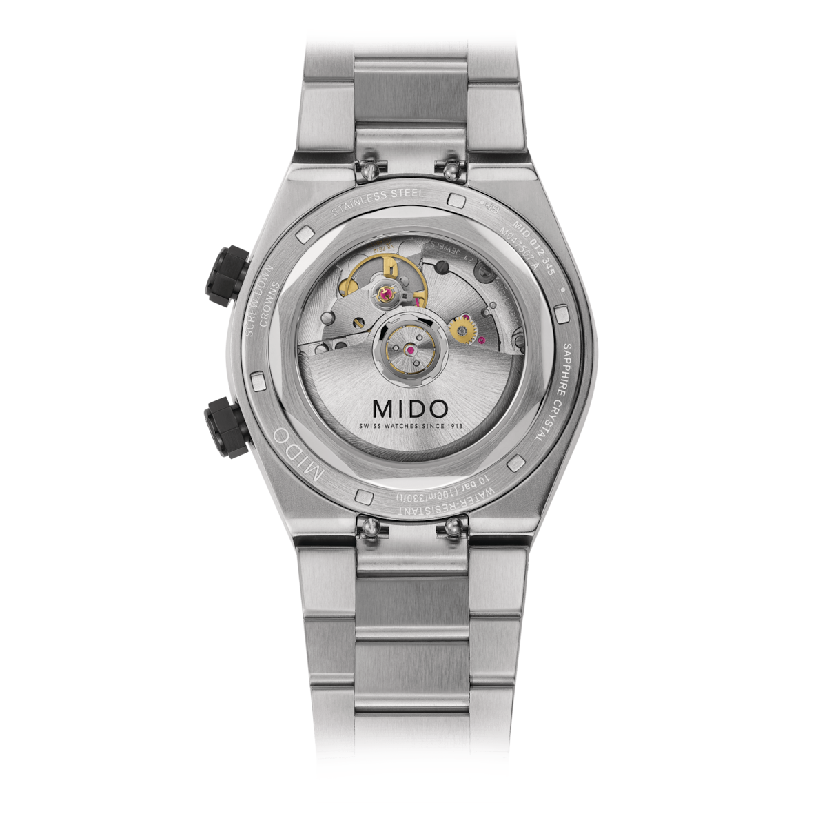 MIDO Multifort 8 Two Crowns Black | M047.507.11.051.00
