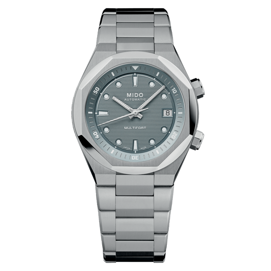 MIDO Multifort 8 Two Crowns Grey | M047.507.11.081.00