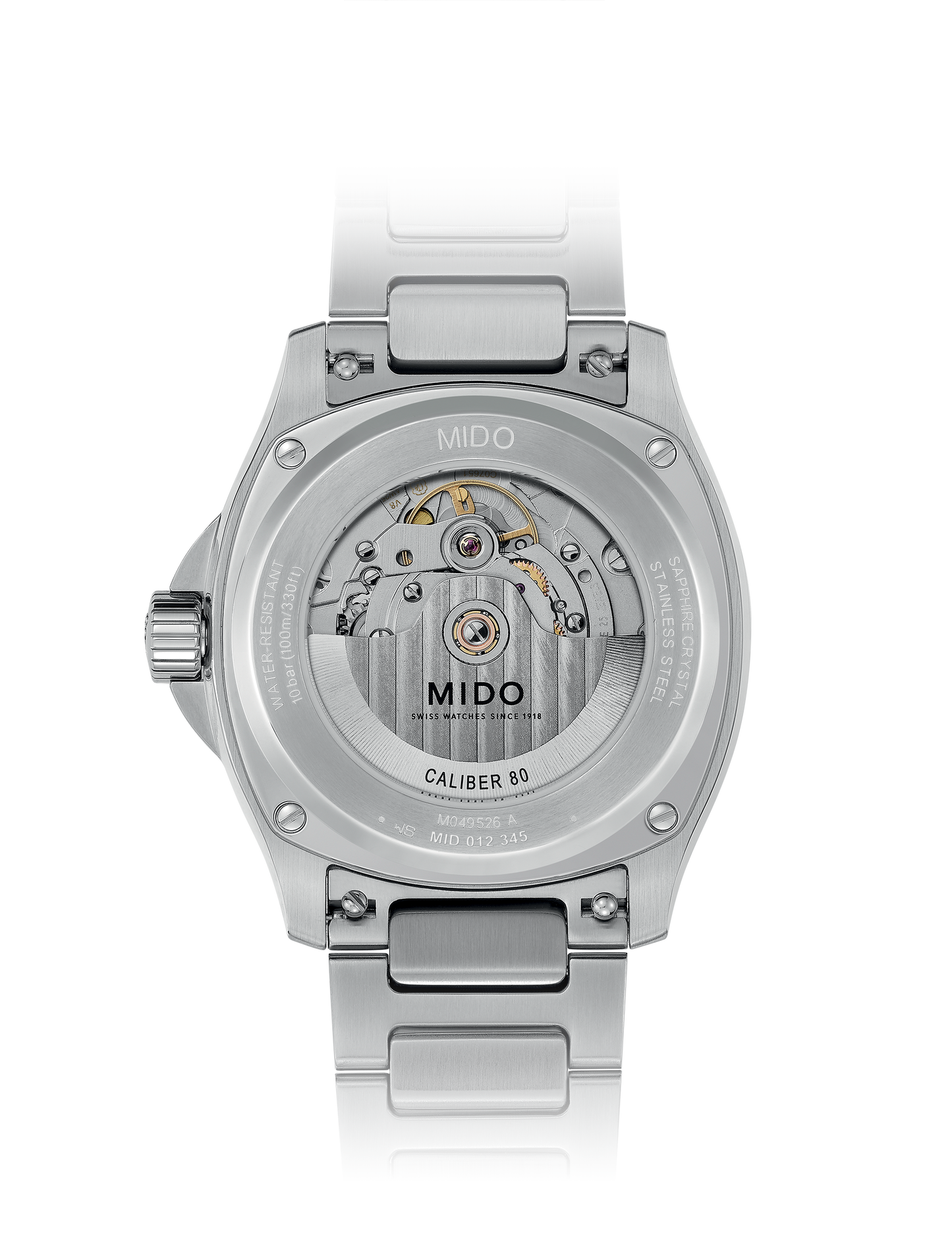 MIDO Multifort TV Big Date Green Stainless Steel | M049.526.11.091.00