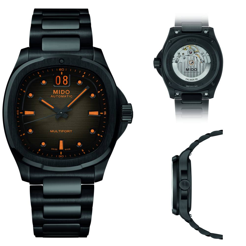 MIDO Multifort TV Big Date Black Stainless Steel | M049.526.33.081.00