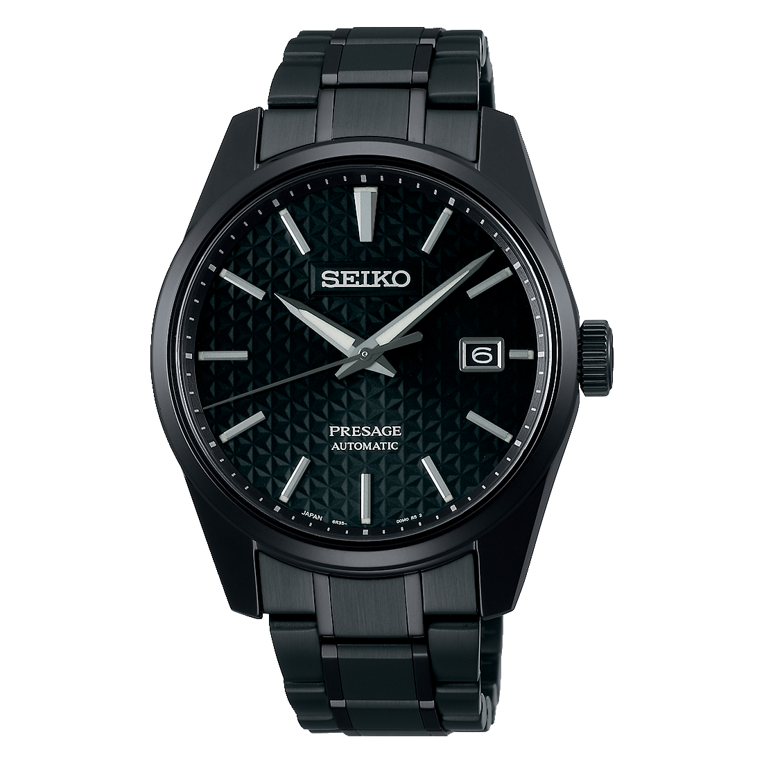 SEIKO Presage Prestige Sharp Edged Series Black SPB229 – Bezel House