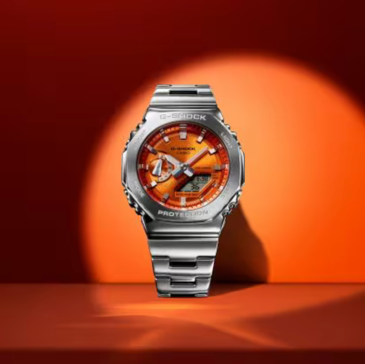 CASIO G-Shock 2100 Orange Dial | GM2110D-4A