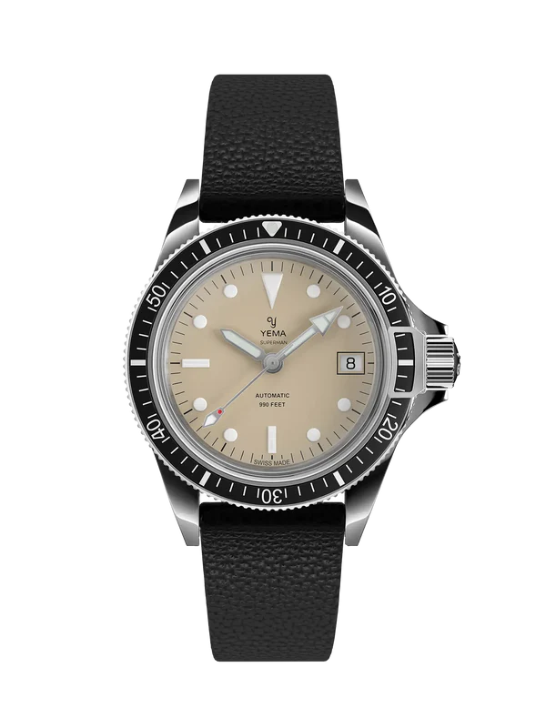 YEMA Superman Heritage Leather Strap 39mm | YSUP25A39-E90S