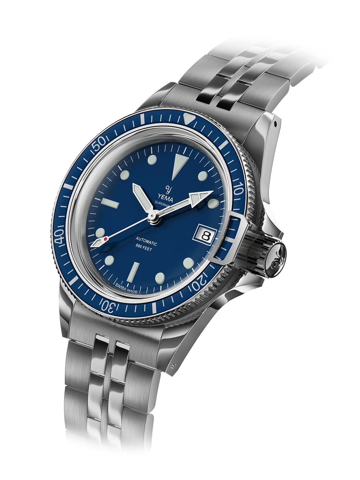 YEMA Superman Heritage Swiss Edition Blue Dial 41mm | YSUP25B41-GMS