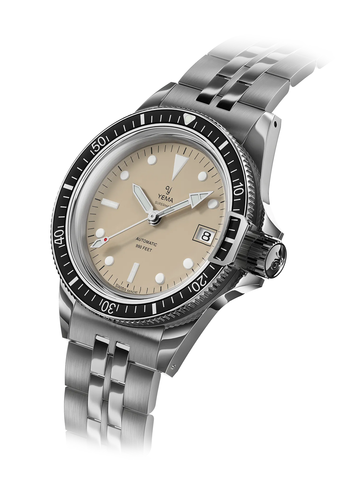 YEMA Superman Heritage Swiss Edition Beige Dial 41mm | YSUP25A41-EMS