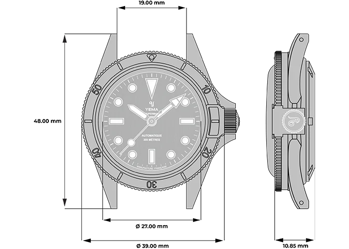 YEMA Superman Bronze CMM.10 Limited Edition 39mm | 13.25.10.35.ZNL.U5