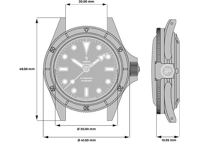 YEMA Superman Bronze CMM.10 Limited Edition 41mm | 13.25.10.35.ZEL.U5