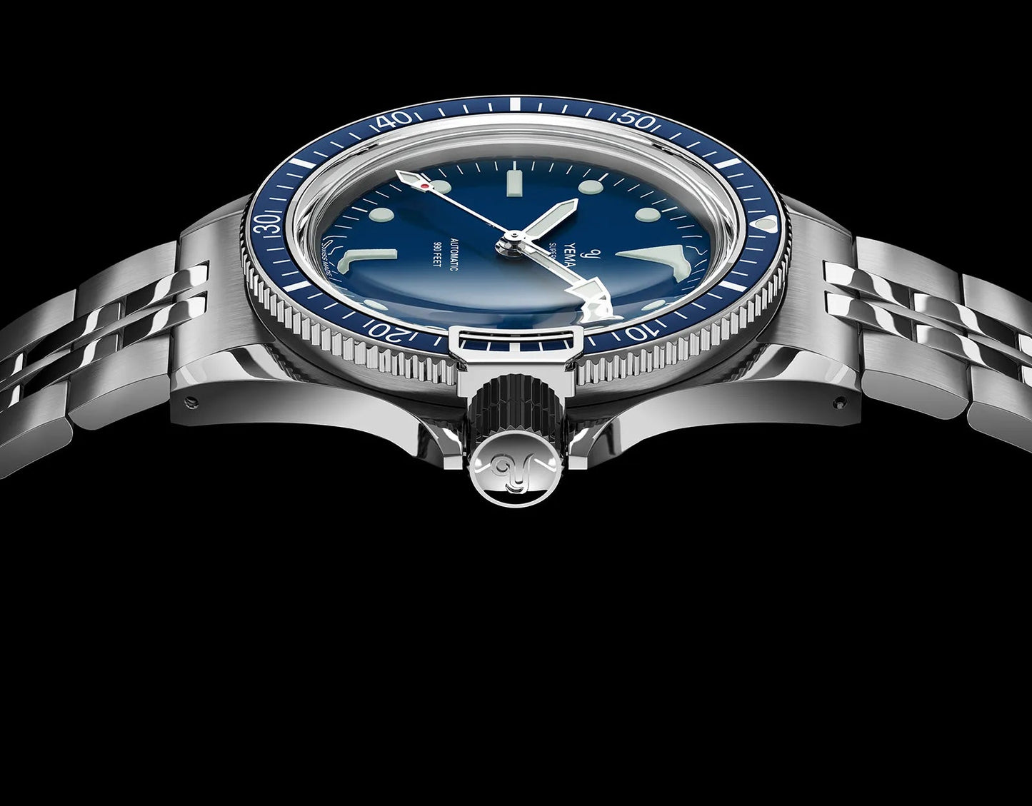 YEMA Superman Heritage Swiss Edition Blue Dial 41mm | YSUP25B41-GMS