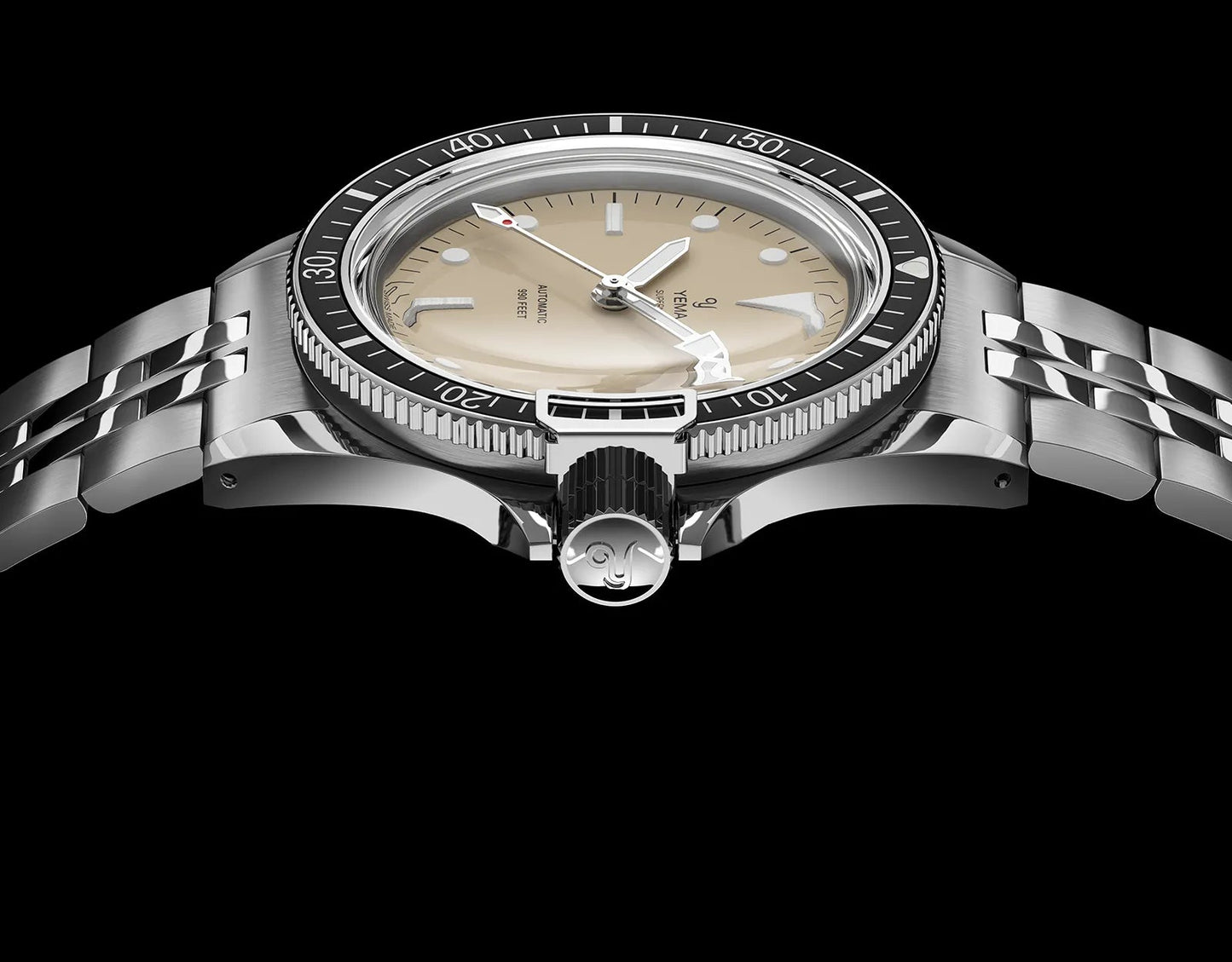 YEMA Superman Heritage Swiss Edition Beige Dial 41mm | YSUP25A41-EMS