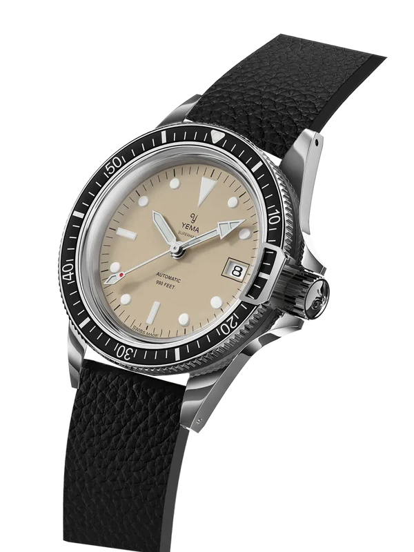 YEMA Superman Heritage Leather Strap 39mm | YSUP25A39-E90S