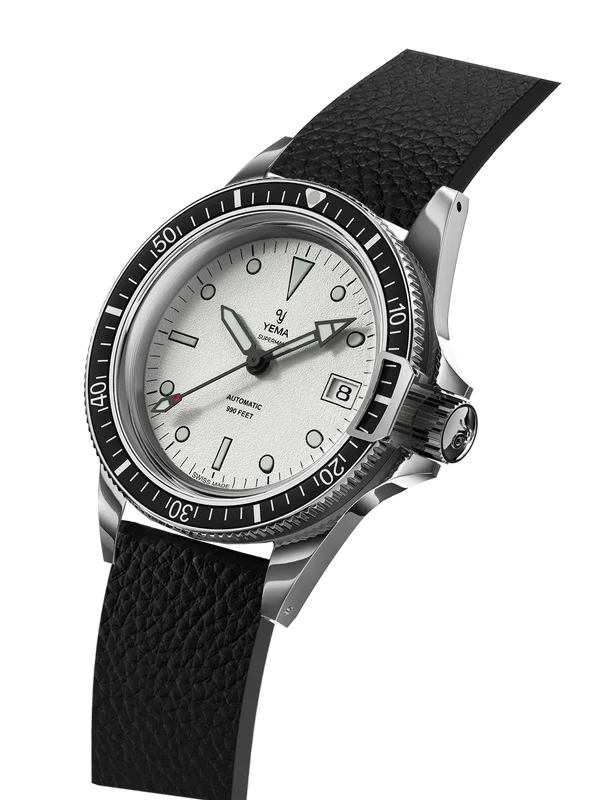 YEMA Superman Heritage Leather Strap 41mm | YSUP25A41-B90S