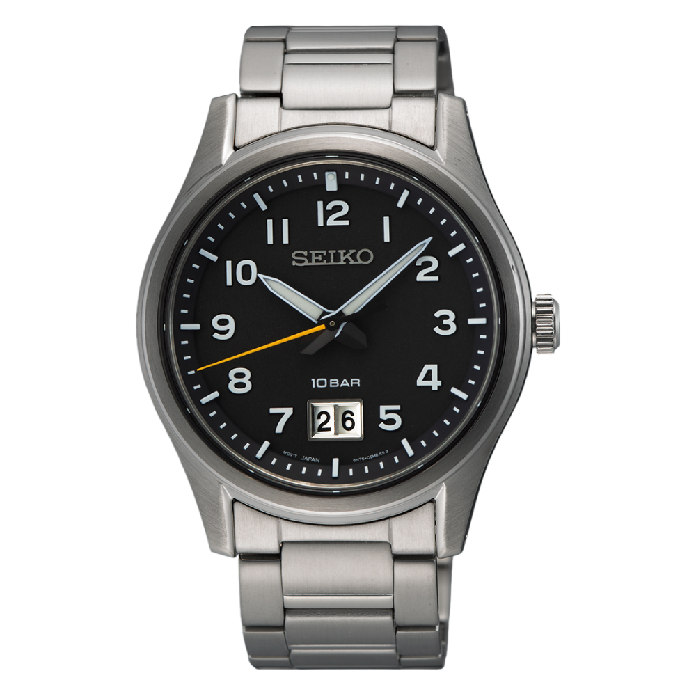 SEIKO Classic Quartz Black Dial | SUR569