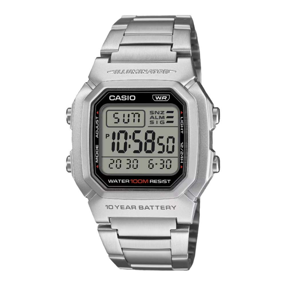 CASIO Illuminator Classic Stainless Steel | W800HD-1AV