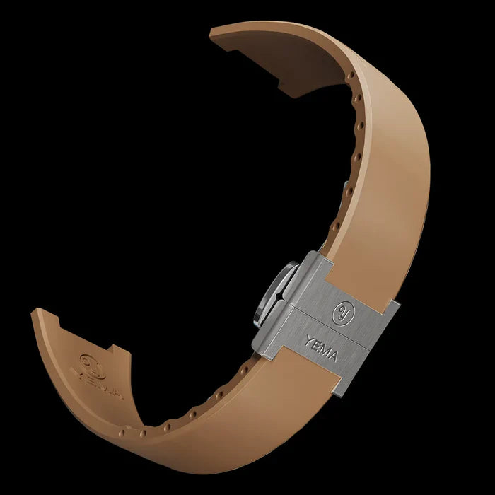 YEMA Urban Traveller Sunray Dial FKM Rubber Integrated Strap 39mm | YWTR25-UURBS