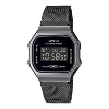 CASIO Classic Metal Vintage Silver Black | A168WEMB-1BVT