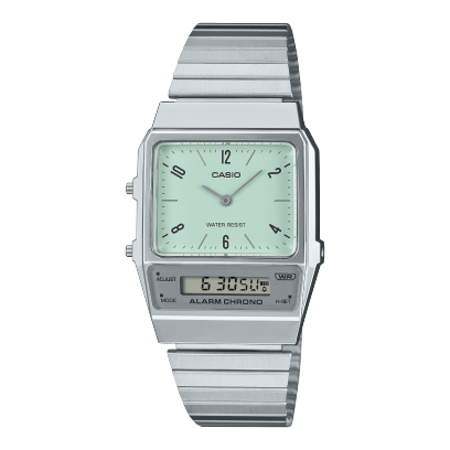 CASIO Vintage Silver Teal Dial | AQ-800E-3AVT