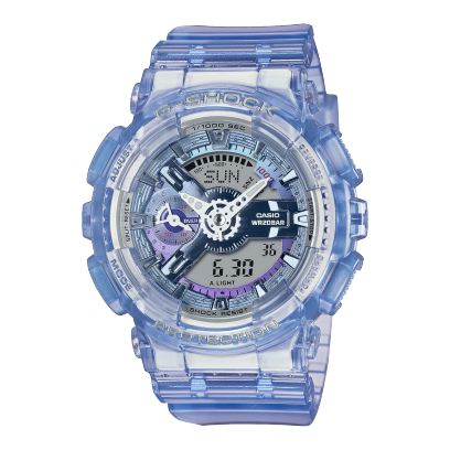 CASIO G Shock Analog Digital Translucent Purple GMA S110VW 6A