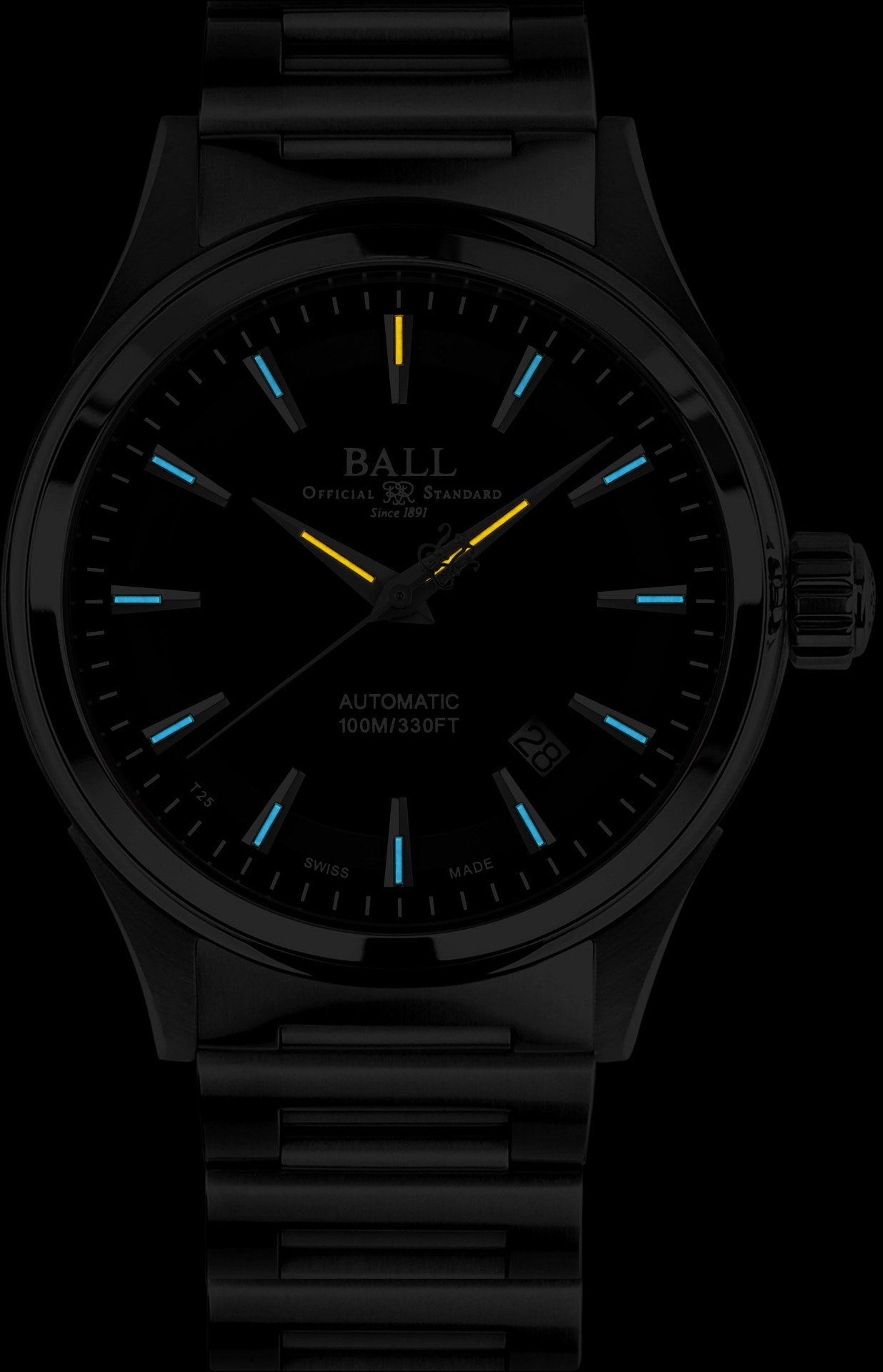 BALL Fireman Victory Engine-Turned | NM2098C-S4J-BK