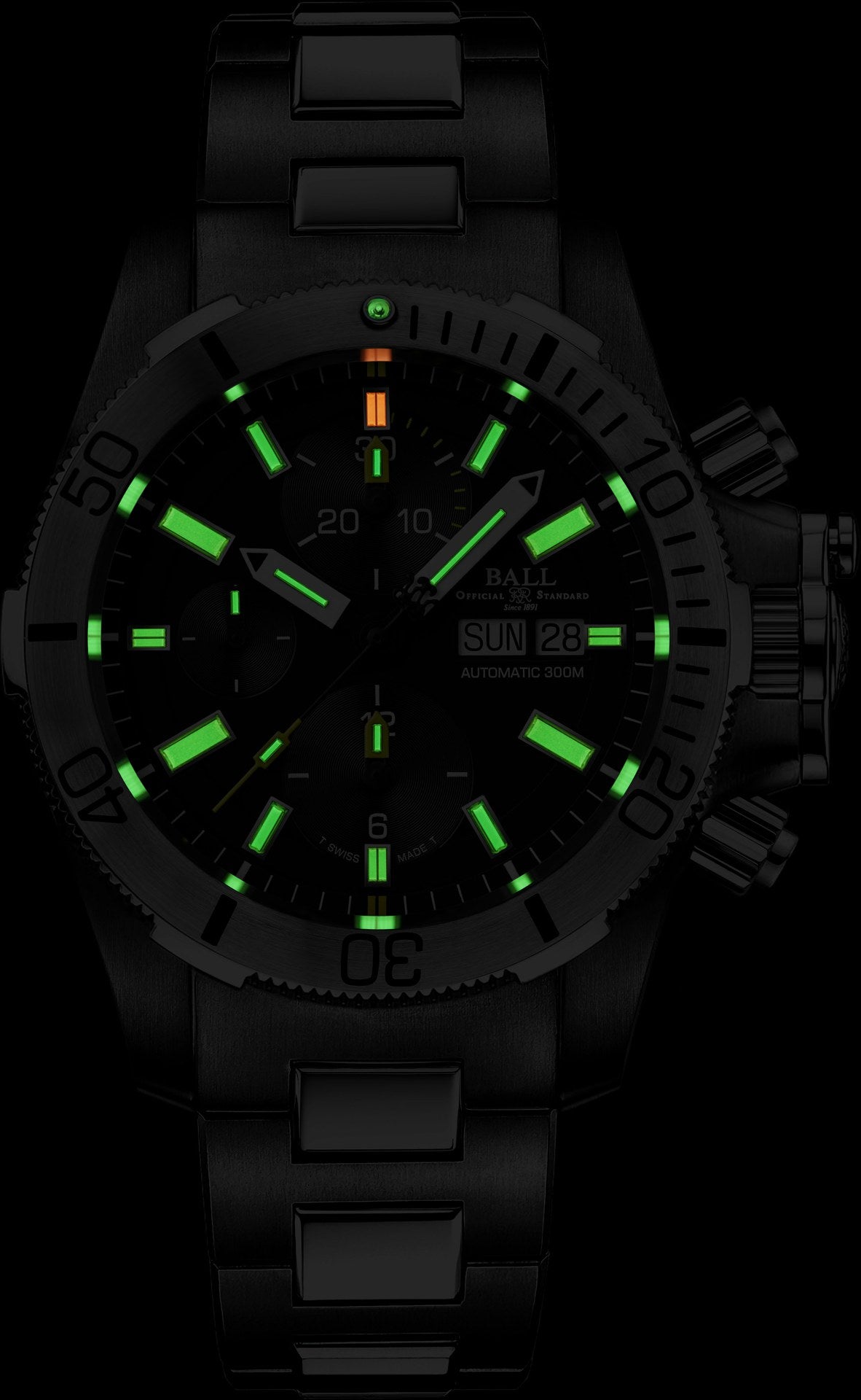 BALL Engineer Hydrocarbon Submarine Warfare Chronograph | DC2276A-SJ-BK