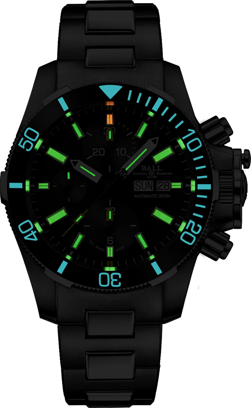 BALL Engineer Hydrocarbon Submarine Warfare Ceramic Chronograph | DC2236A-SJ-BK