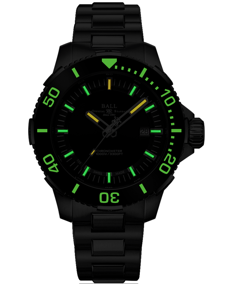 BALL Engineer Hydrocarbon DeepQUEST Ceramic | DM3002A-S3CJ-BK