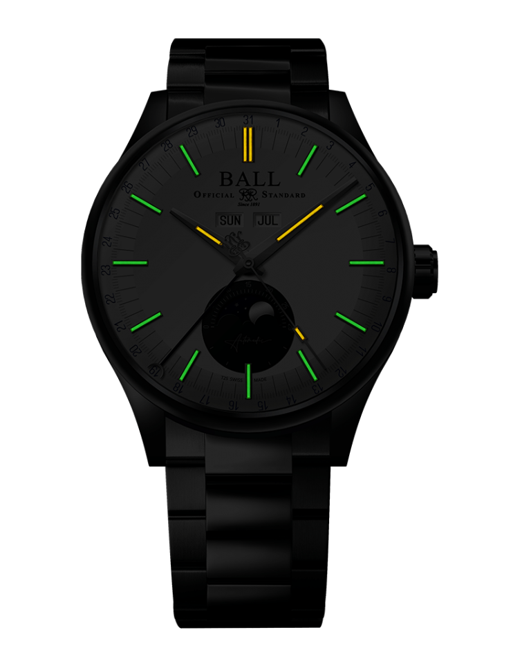 BALL Engineer II Moon Calendar (40mm) | NM3016C-S1J-WHGR