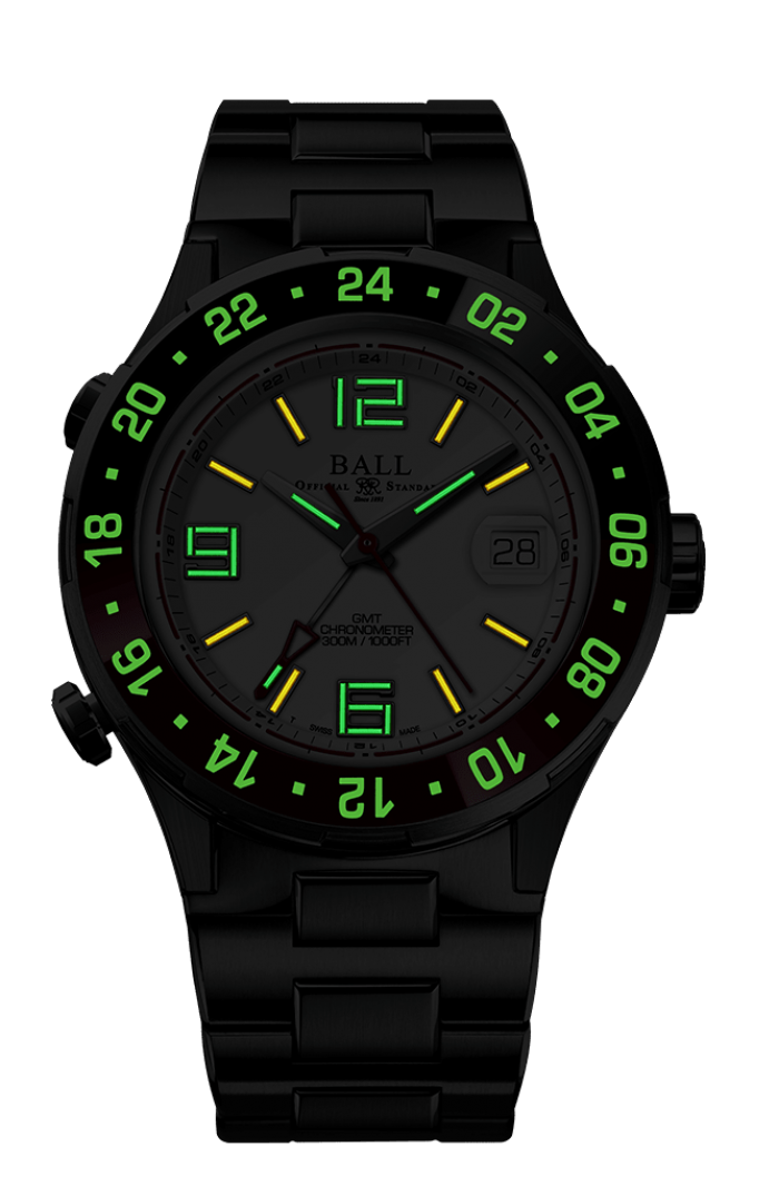BALL Roadmaster Pilot GMT | DG3038A-S1C-WH