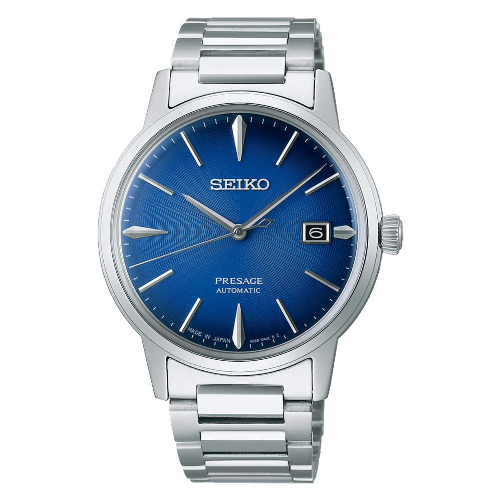 Seiko presage cocktail time blue best sale