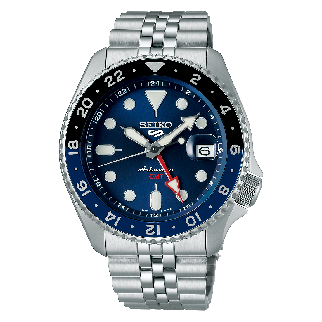 SEIKO 5 Sports GMT Blue 43mm SSK003 Bezel House
